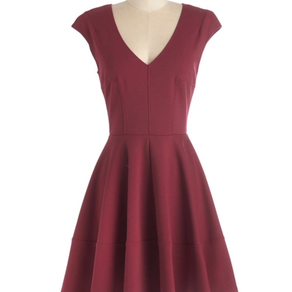 Modcloth Eight Sixty Red Dress